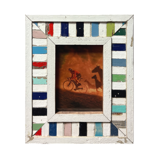 Cornice colorata a quadretti A5