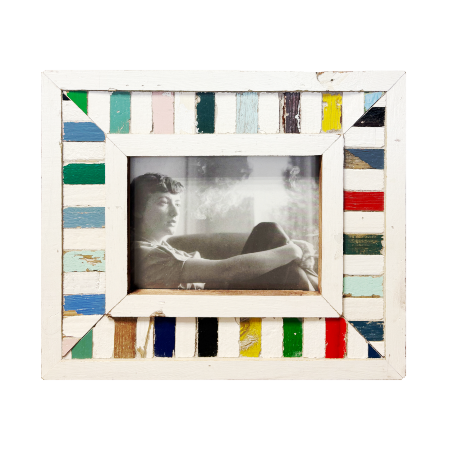 Cornice colorata patchwork 29 x 35 cm
