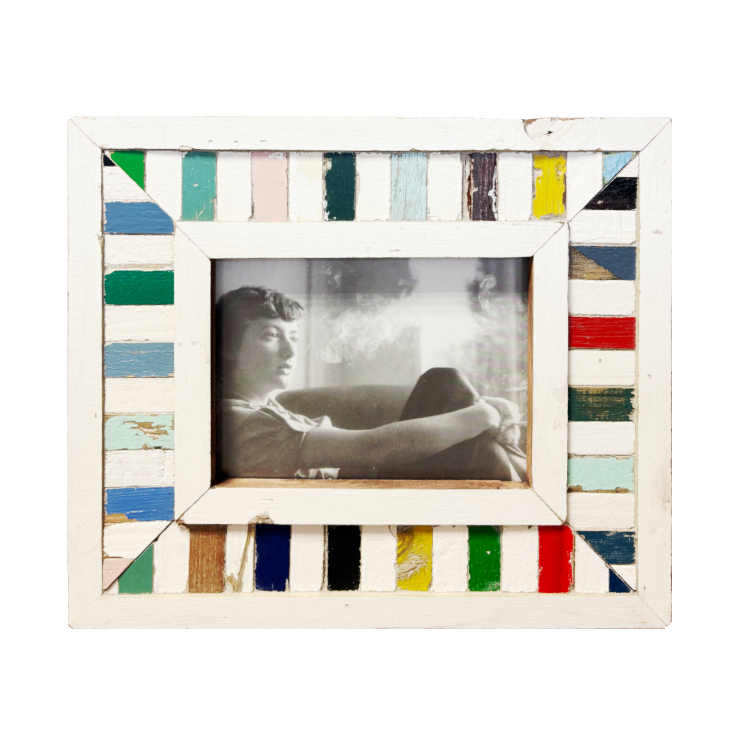 Cornice colorata patchwork 29 x 35 cm