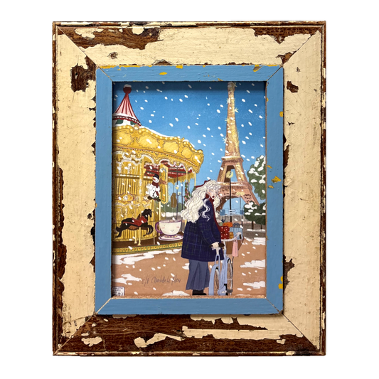 Cornice con Illustrazione Firmata Parigi | Charlotte LeBleu