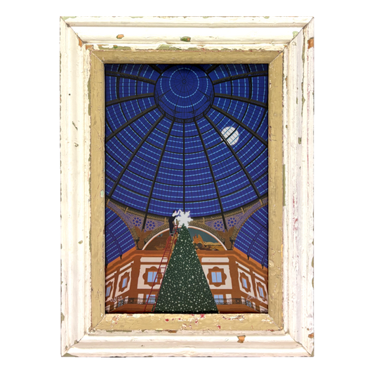 Cornice con opera digitale "Galleria Stellata" | Elisa Puglielli