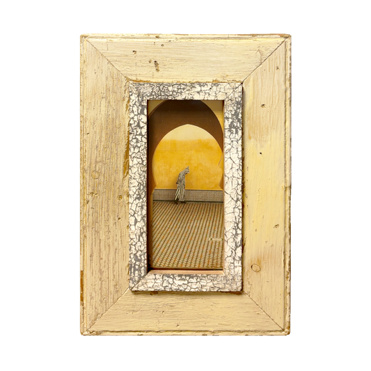 Cornice crema e grigia 10x21 