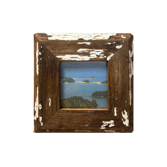 Cornice in legno recuperato 18 x 18 cm