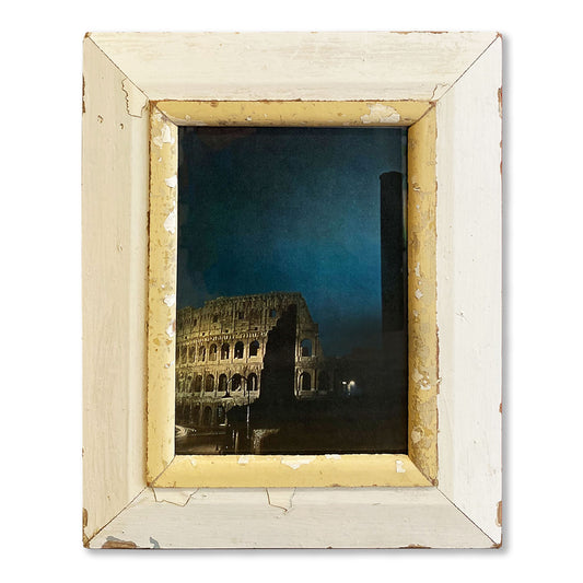 Cornice A4 di design con immagine Retrò Colosseo di notte