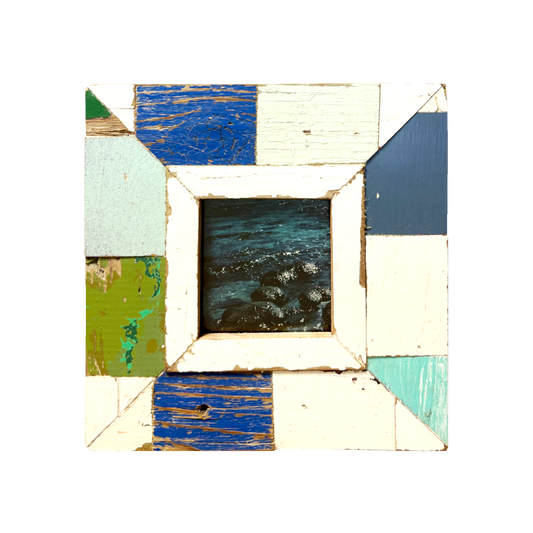 Cornice mosaico blu e verde Cape Best