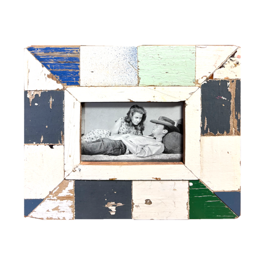 Cornice multicolore azzurra per stampe 10×15