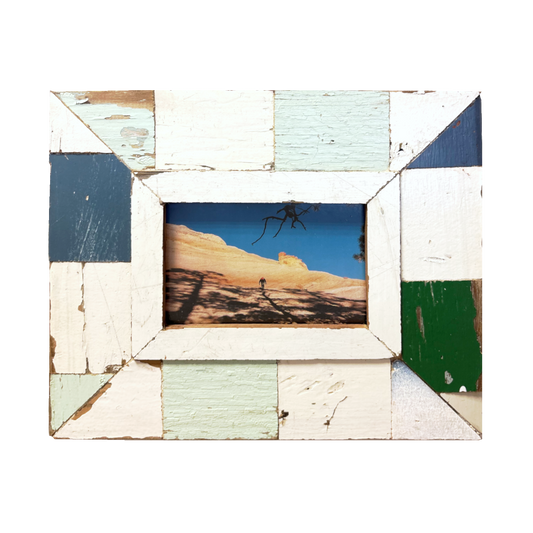 Cornice patchwork "Deserto Freddo" 24 x 29 cm