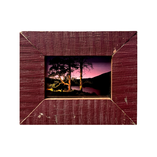 Cornice per foto 10x15 in legno viola