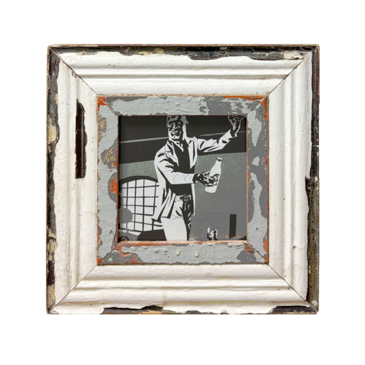 Cornice quadrata “Il quotidiano diventa epica” 28cm x 28cm. 