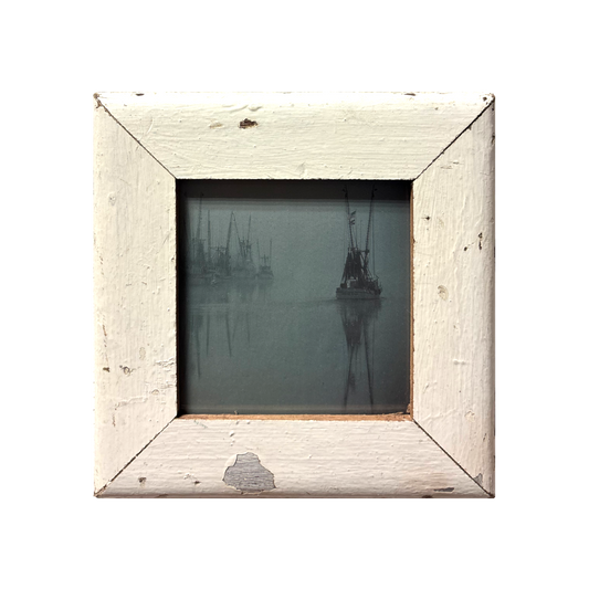 Cornice quadrata in legno di recupero per immagini 15x15 Cape Best