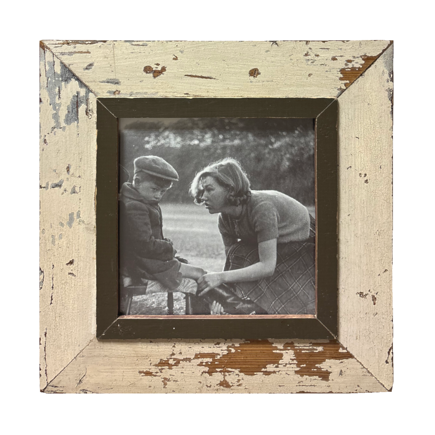 Cornice quadrata per foto 21x21 in legno