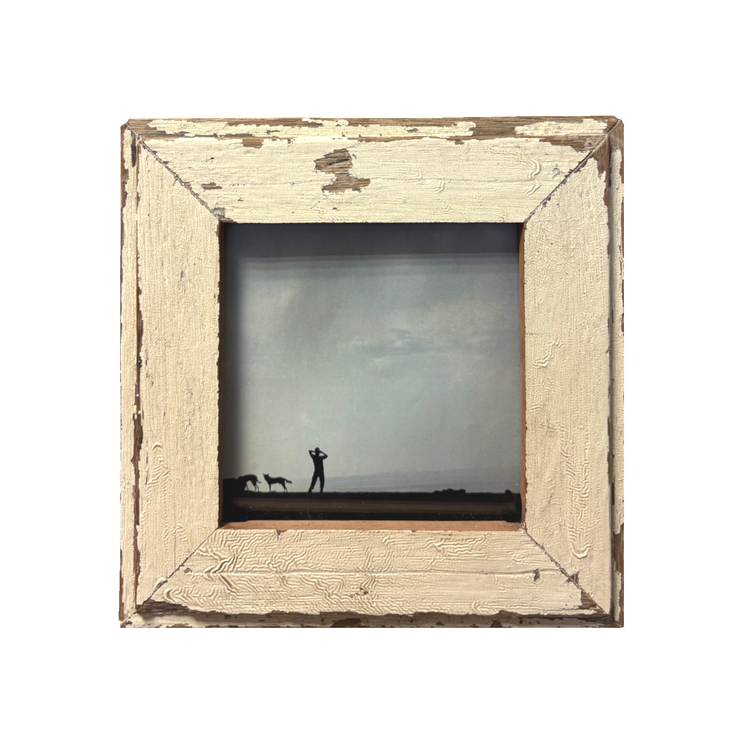 Cornice quadro in legno recuperato