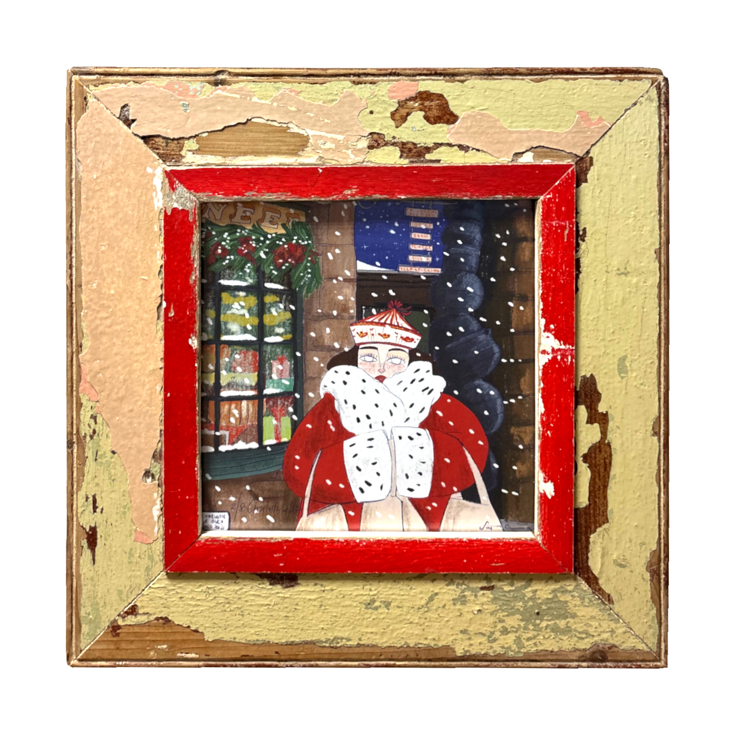 Cornice regalo con opera digitale "Ultimi Acquisti" | Charlotte LeBleu