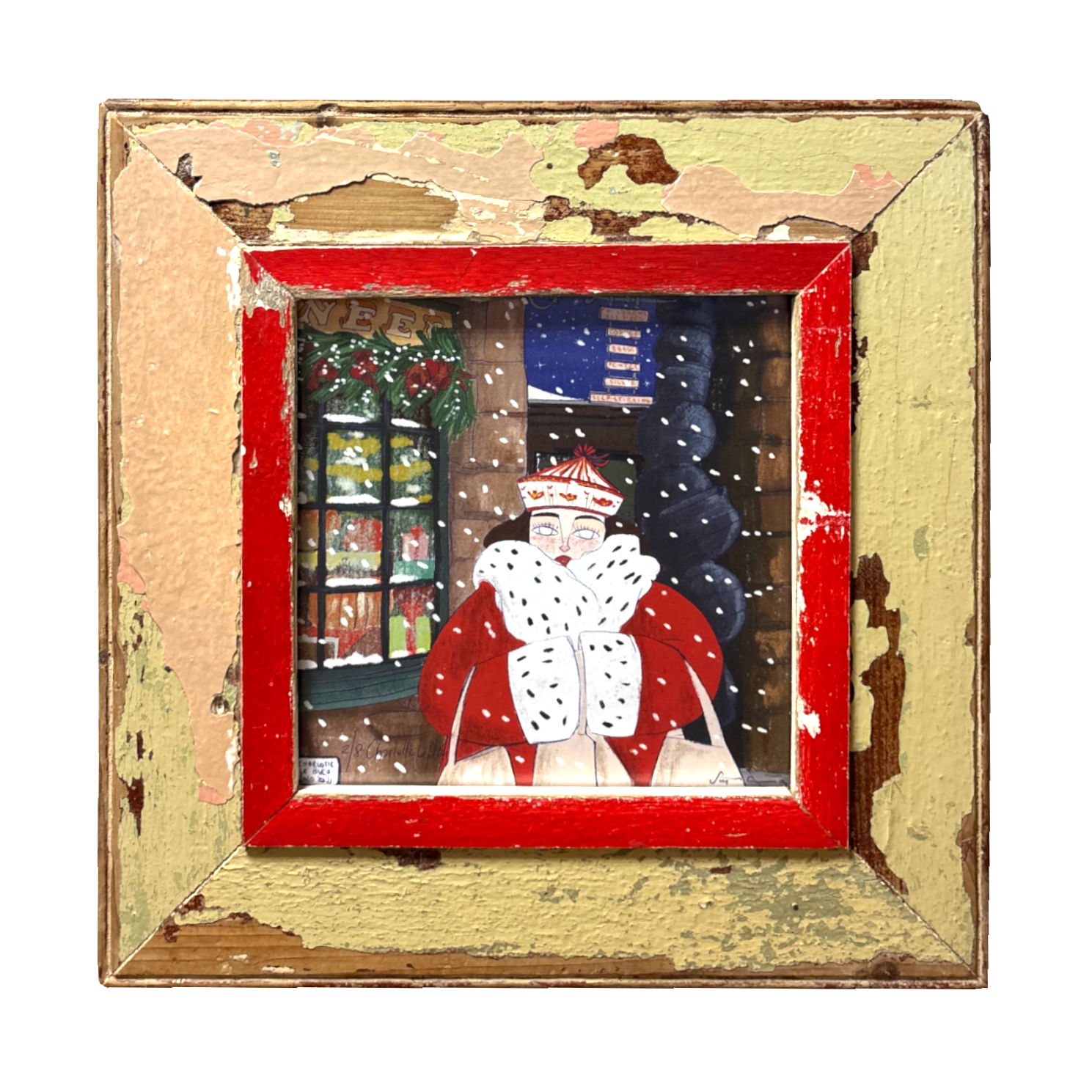 Cornice regalo con opera digitale "Ultimi Acquisti" | Charlotte LeBleu