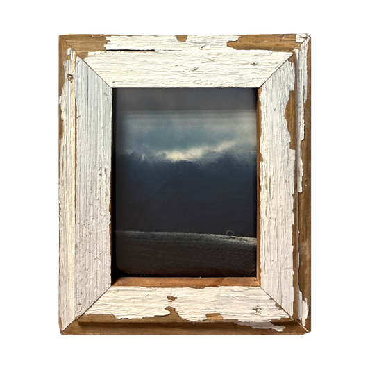 Cornice rettangolare bianca 23×28 in legno rigenerato