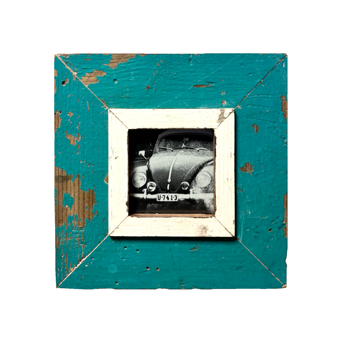 Cornice unica blu per foto 10x10