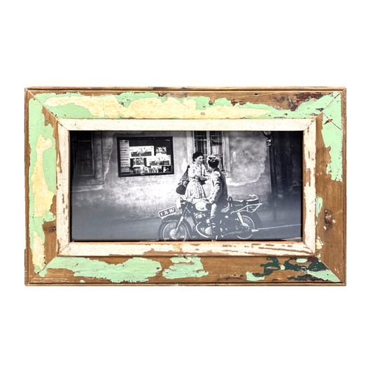 Cornice unica con foto in bianco e nero