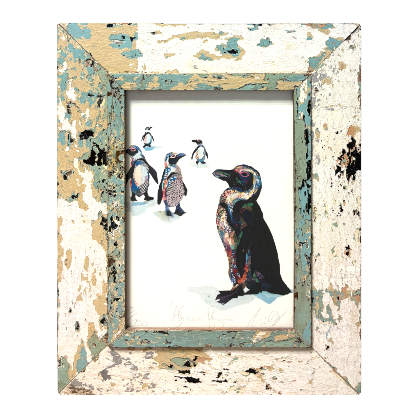 Cornice unica con illustrazione Pinguini Zoe Mafham