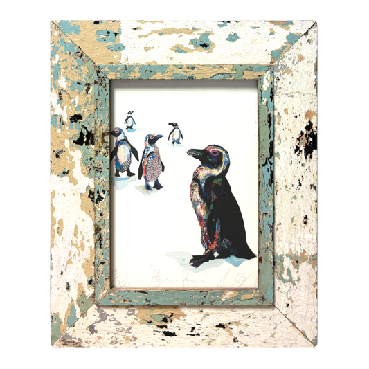 Cornice unica con illustrazione Pinguini Zoe Mafham