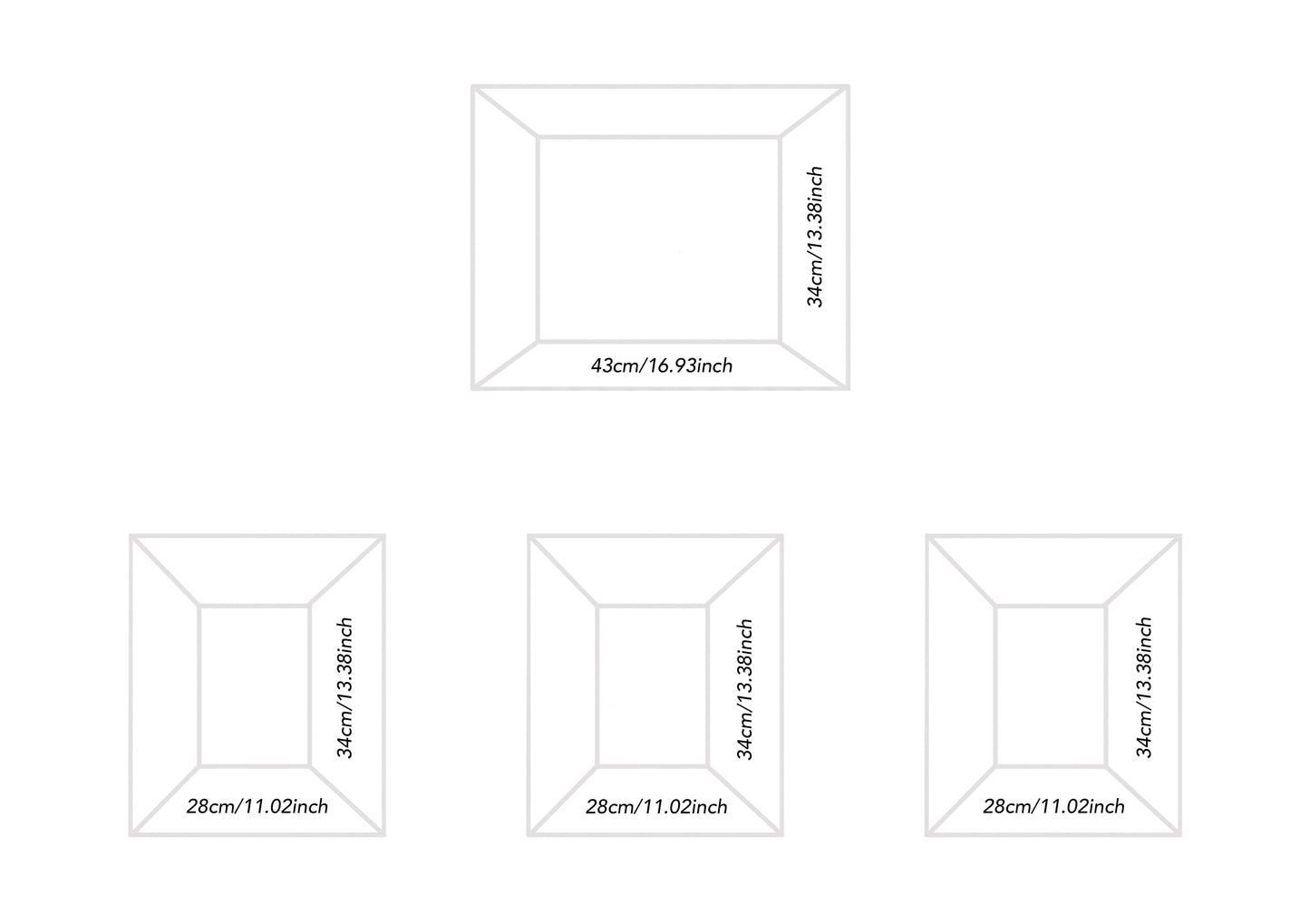 Galleria a parete Cape Best 4 cornici per arredare pareti