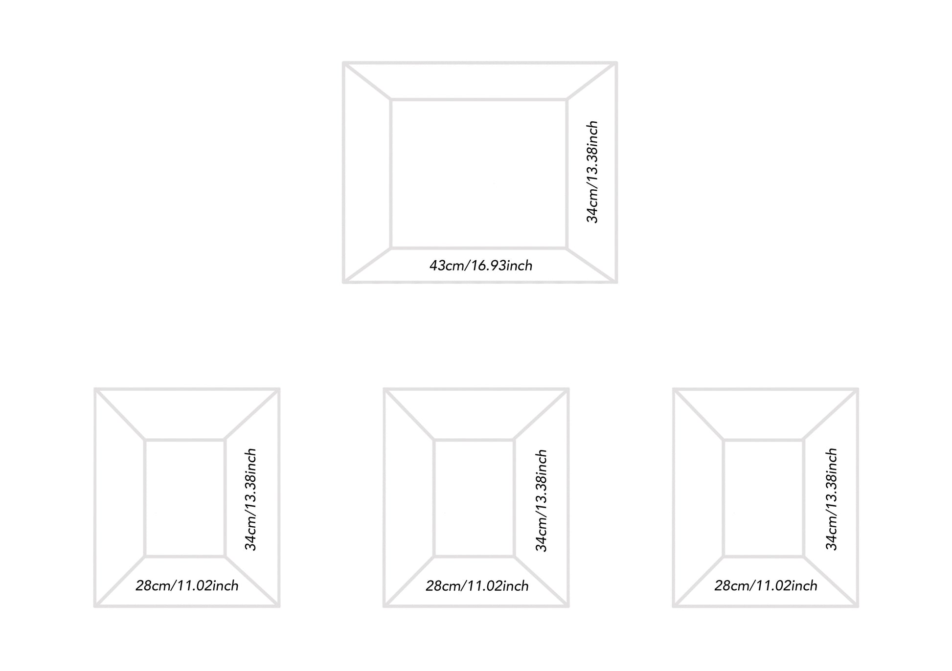 Galleria a parete Cape Best 4 cornici per arredare pareti