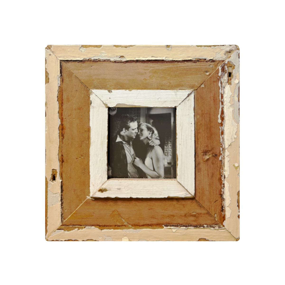 Intimità Vintage - Cornice Mid-Century legno antico
