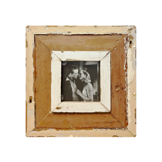 Intimità Vintage - Cornice Mid-Century legno antico