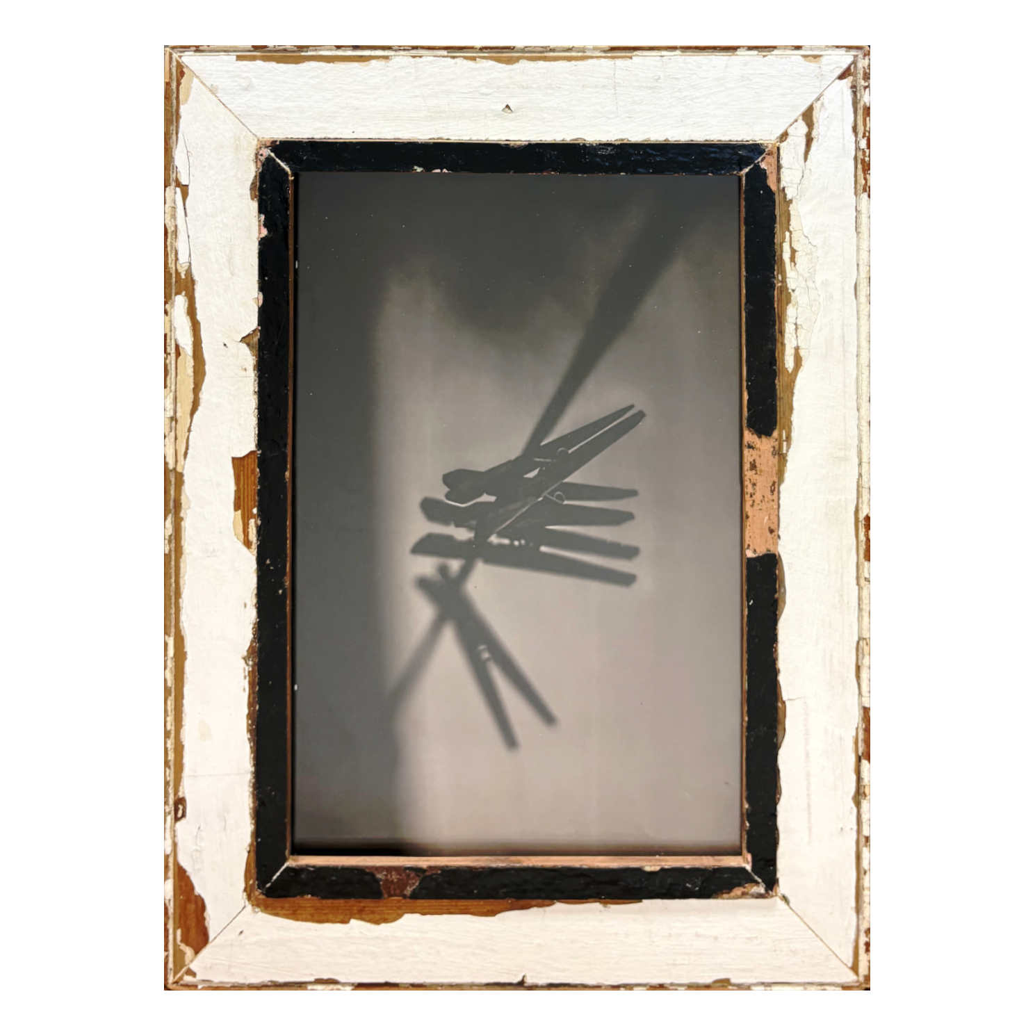 La magia del poco — Cornice Industrial legno antico