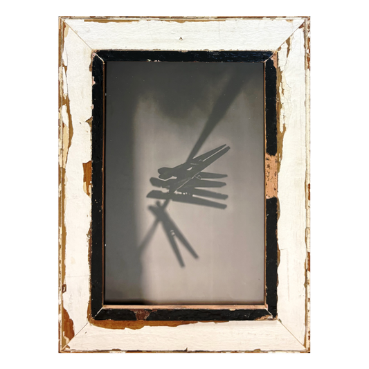 La magia del poco — Cornice Industrial legno antico
