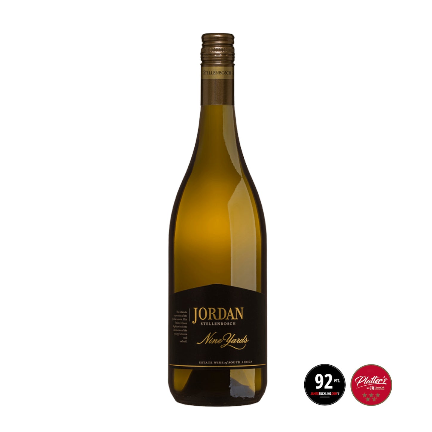 Vino bianco sudafricano: Nine Yards Chardonnay Jordan