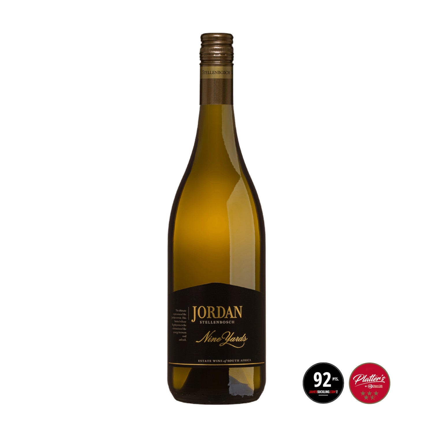 Vino bianco sudafricano: Nine Yards Chardonnay Jordan