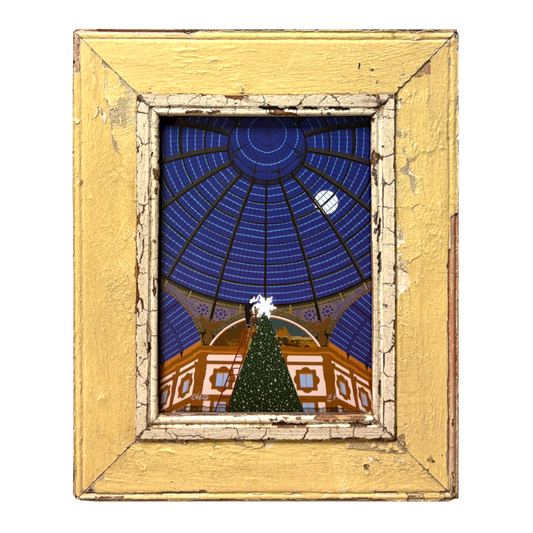 Opera digitale "Galleria Stellata" in cornice A4 | Elisa Puglielli