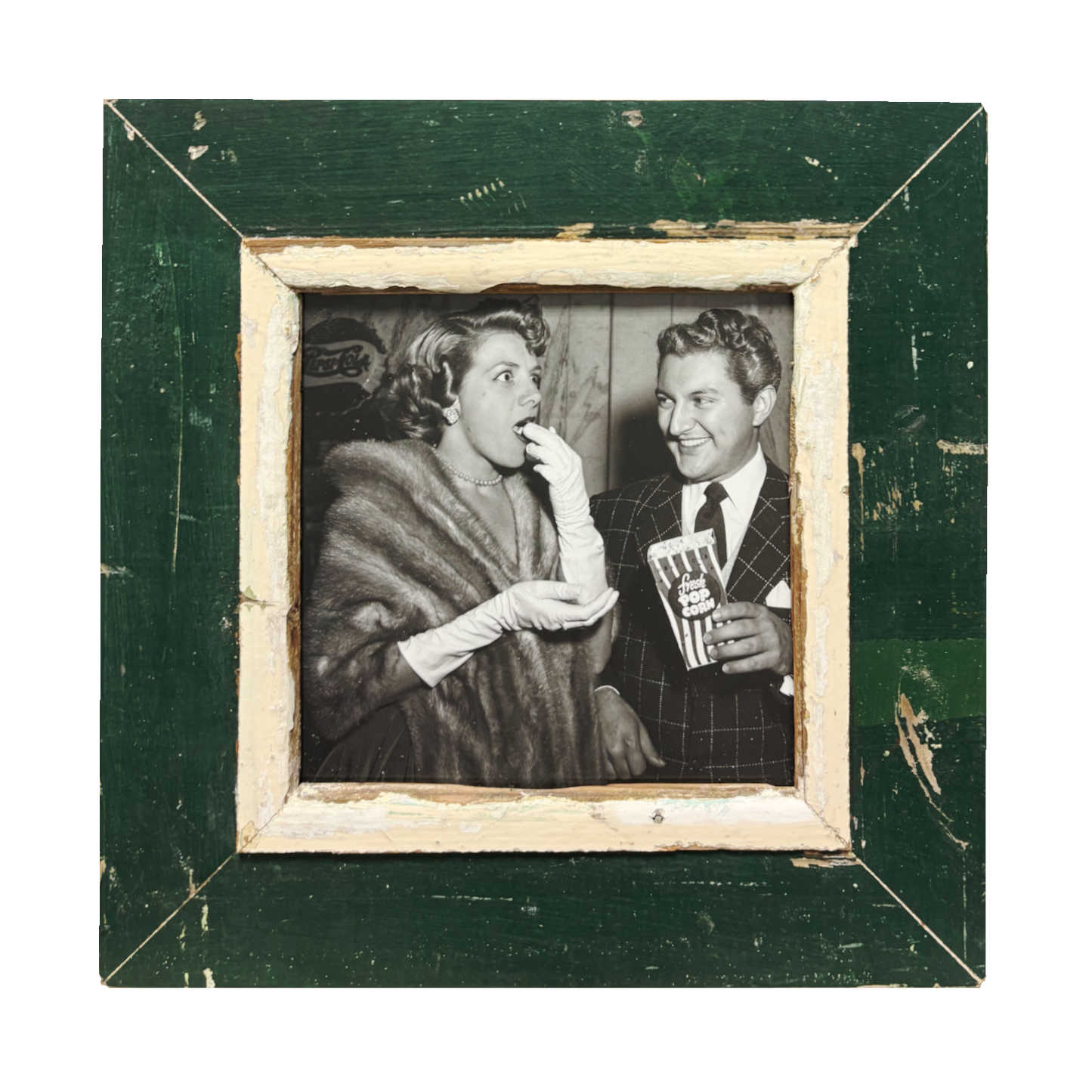 Popcorn & Pelliccia — Cornice Classico legno antico