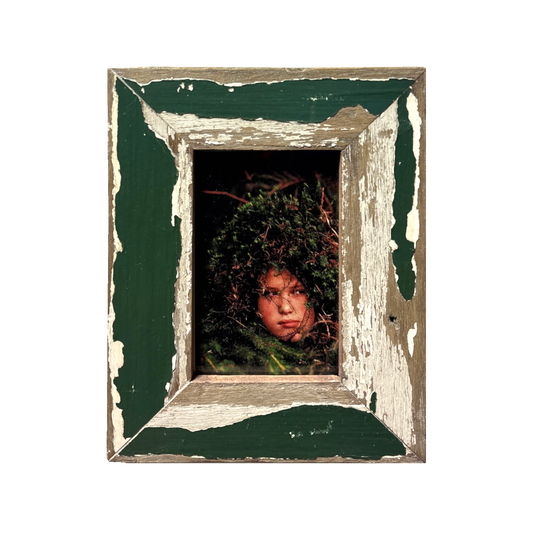 Portafoto Verde in legno antico Cape Best