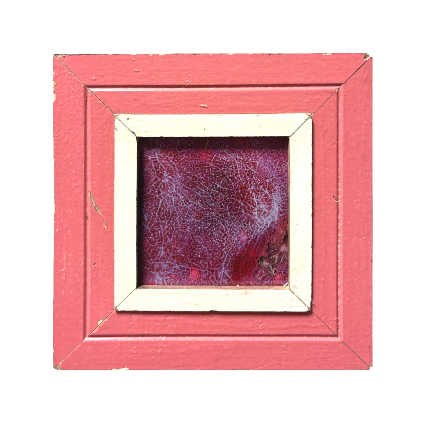 Portafoto rosa 28×28 per stampe quadrate