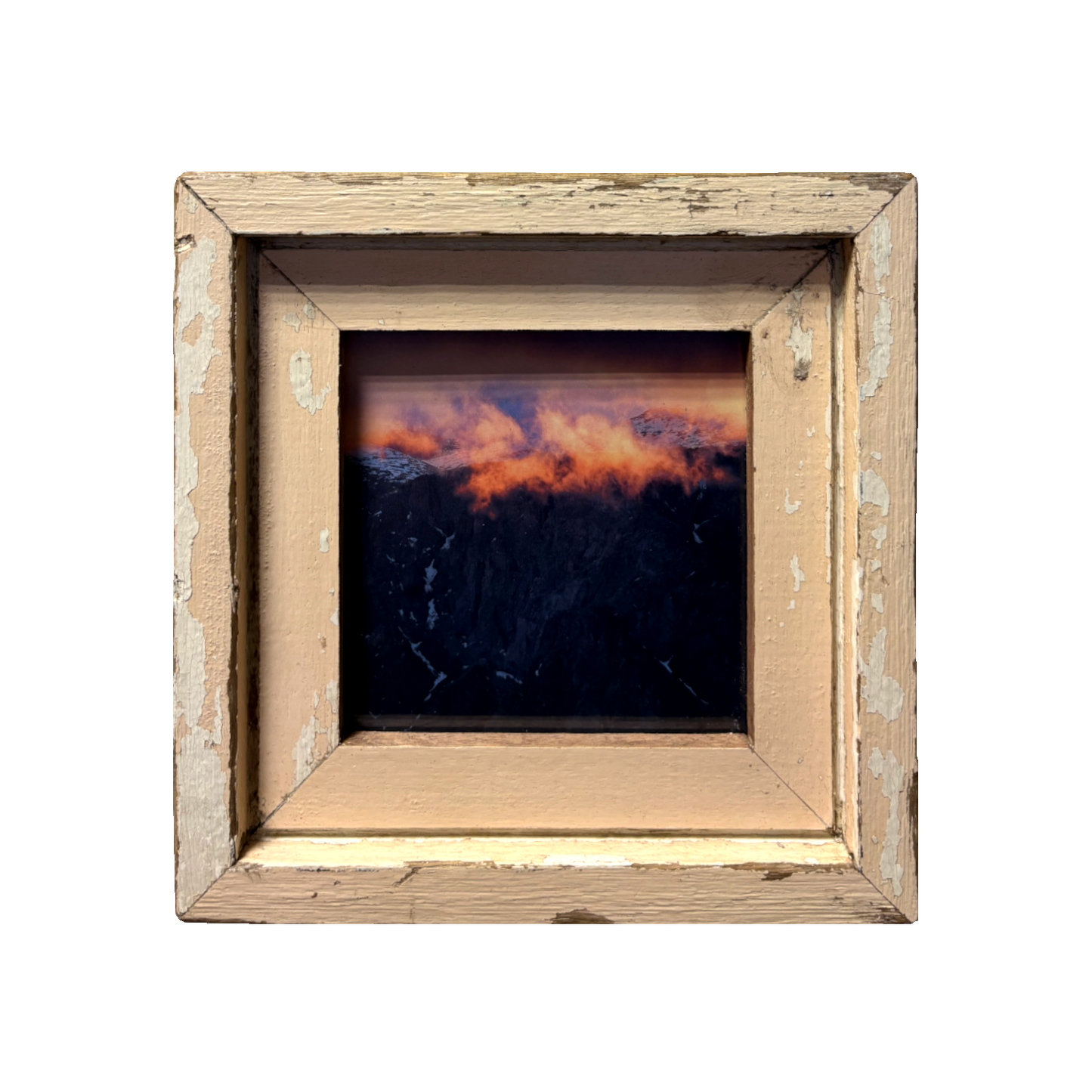 Portafoto rosa in legni d'epoca Cape Best