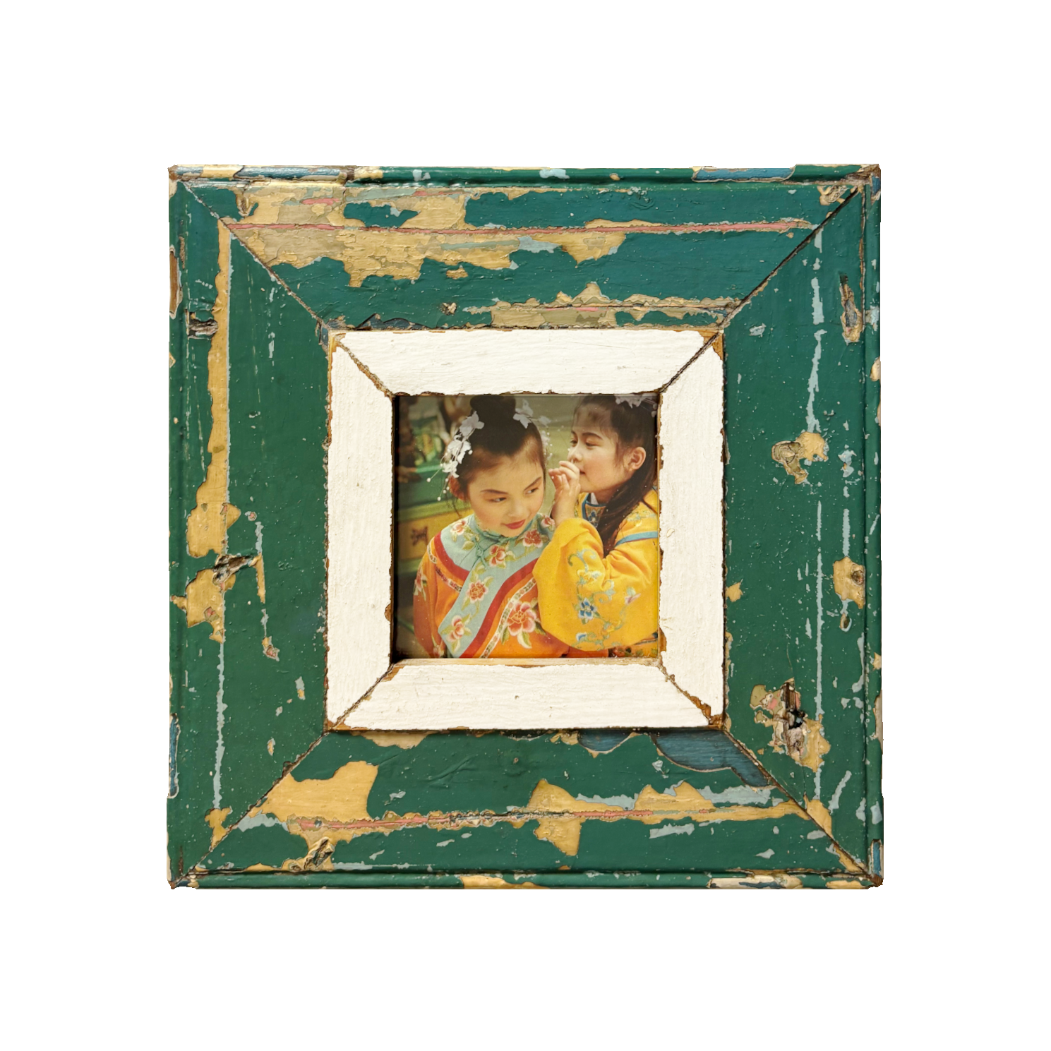 Portafoto verde 23x23 per immagini quadrate