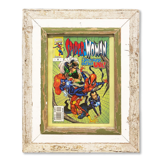 Spider Woman n.1 fumetto in cornice in legno