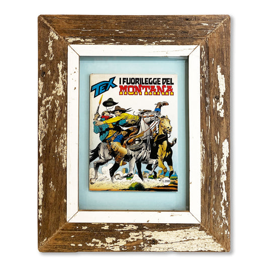 Tex 408 i Fuorilegge del montana originale in cornice