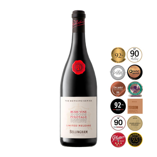 Bellingham Bernard Series Bush Vine Pinotage vino rosso autoctono Sudafrica 