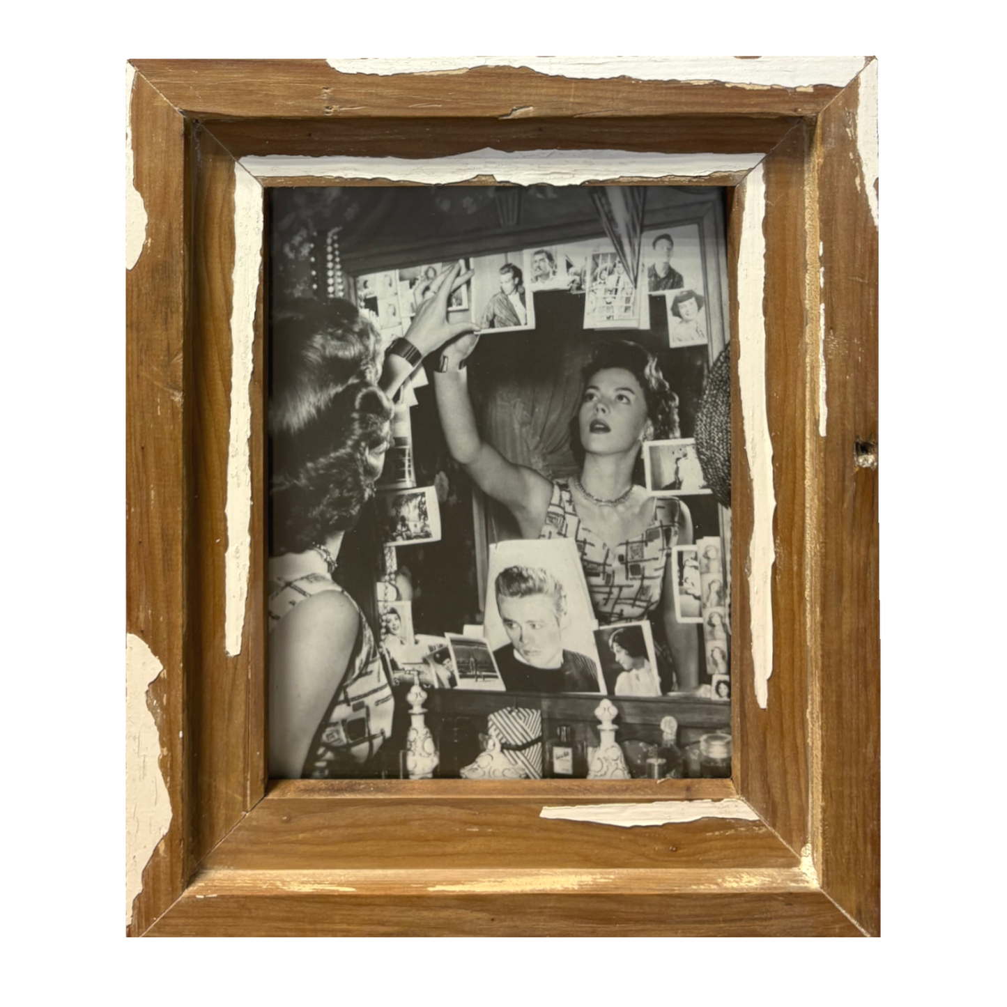 Una serata tra fotografie – Cornice Mid Century in legno