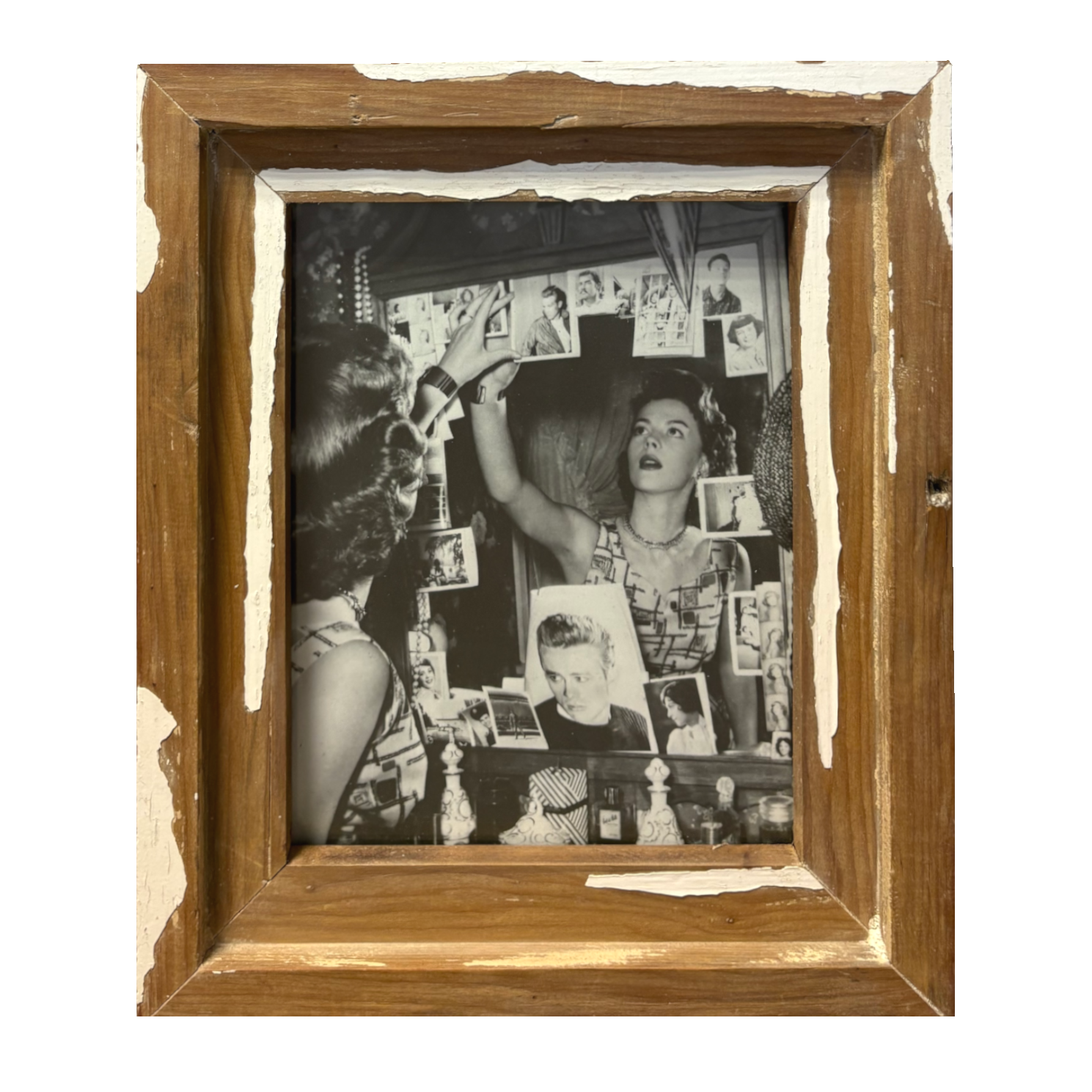 Una serata tra fotografie – Cornice Mid Century in legno