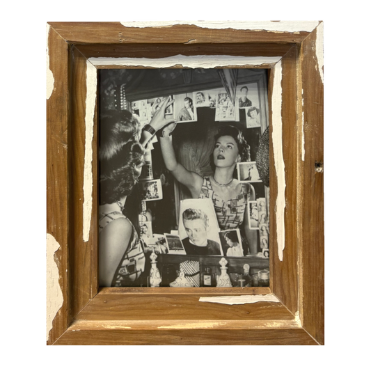 Una serata tra fotografie – Cornice Mid Century in legno