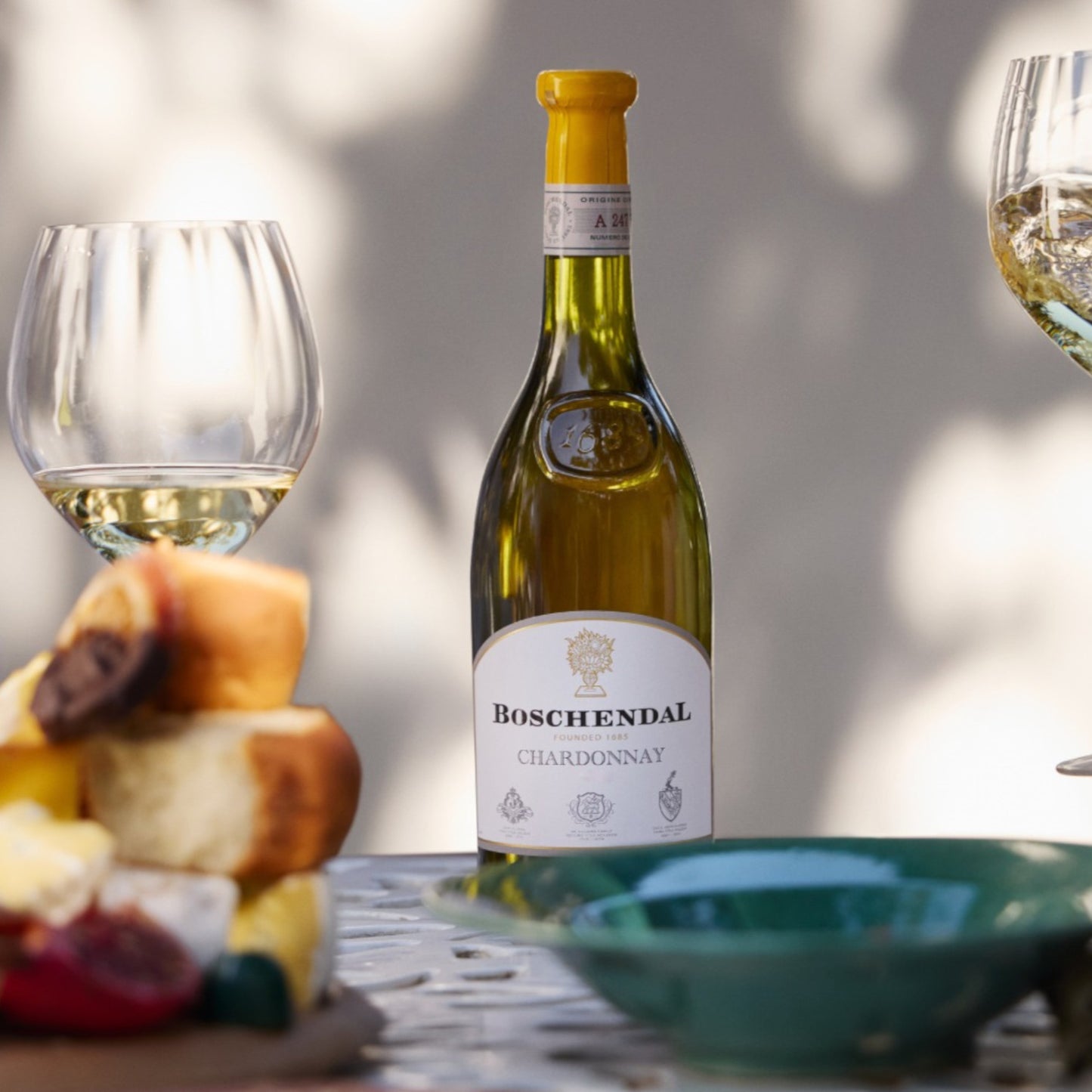 Chardonnay vino bianco dal Sudafrica Boschendal wine estate
