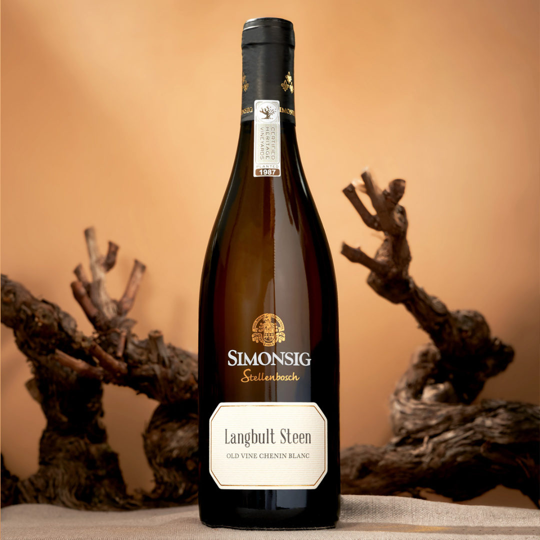 Vino Bianco Sud africano chenin blanc certified heritage vineyards