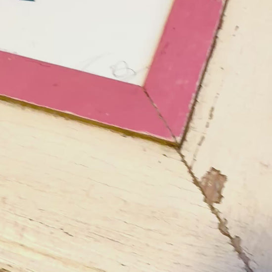 Illustrazione Zoe Mafham Fenicottero in Cornice A5