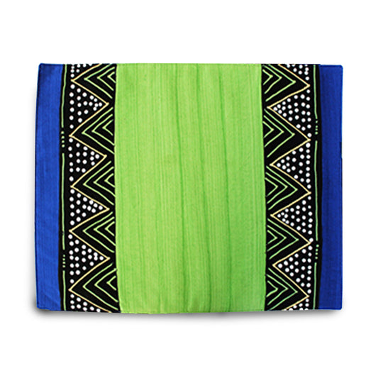 Padded placemats - Ndebele Green