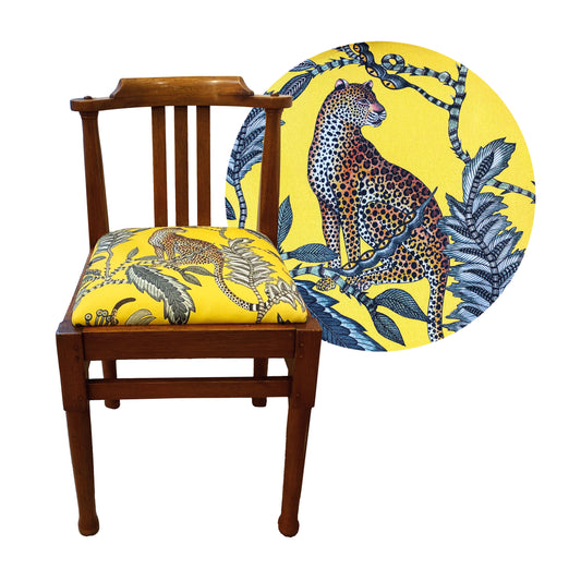 Sedia gialla ghepardo Ardmore Cape Best Corso Garibaldi Milano