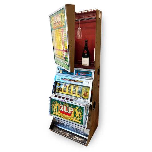 Gambling machine vintage restuarata come mobile mini bar bicchieri Cape Town