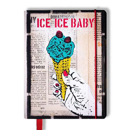 Notebook small idea regalo per gli amanti del gelato in carta riciclata